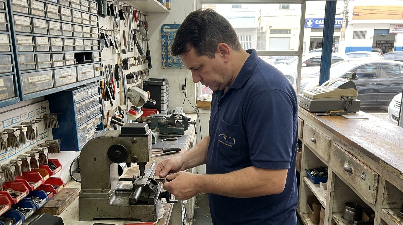 Confecção de Chave Automotiva profissional na Fátima, Guarulhos‑SP