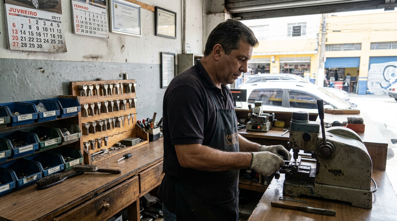 Confecção de Chave Automotiva perto de mim na Fátima, Guarulhos‑SP