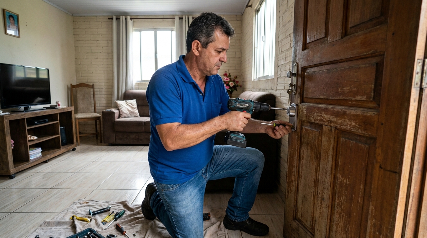 Serviço de Instalação de Fechadura Residencial no Bom Clima, Guarulhos‑SP
